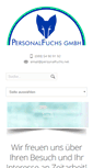 Mobile Screenshot of personalfuchs.net